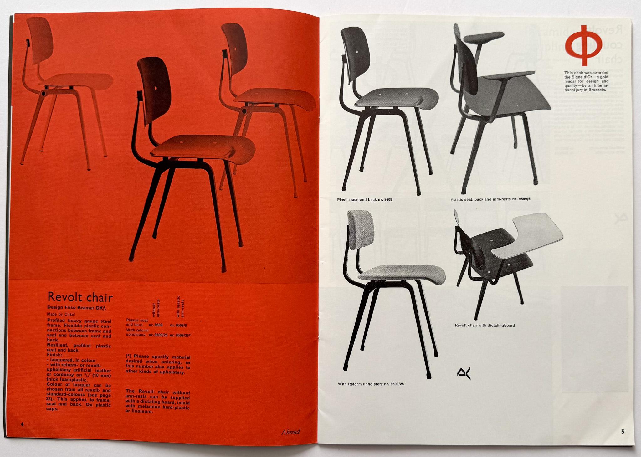 Ahrend Möbelkatalog, 1961 (Friso Kramer, Wim Rietveld) im Angebot 6