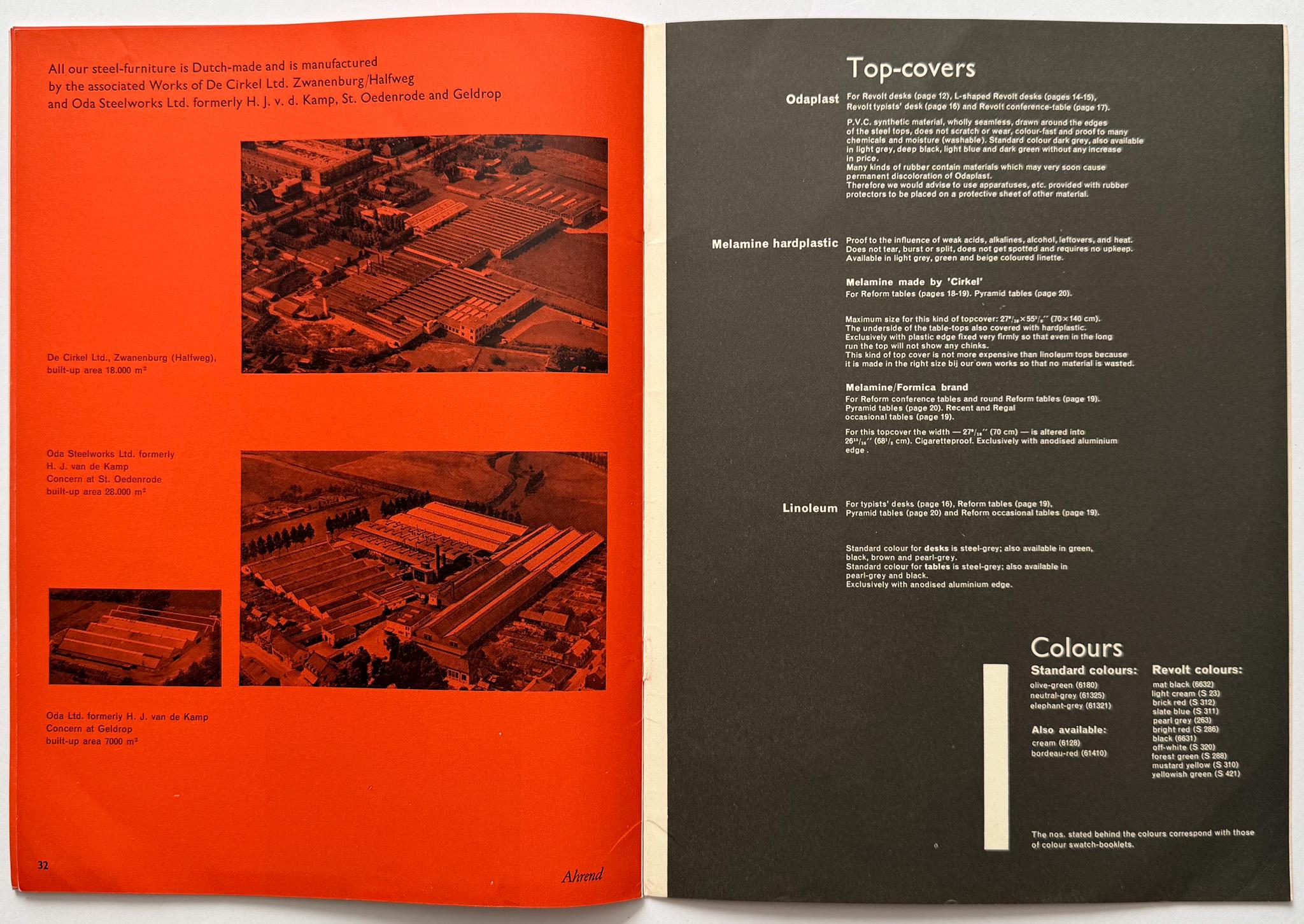 Ahrend Möbelkatalog, 1961 (Friso Kramer, Wim Rietveld) (Niederländisch) im Angebot