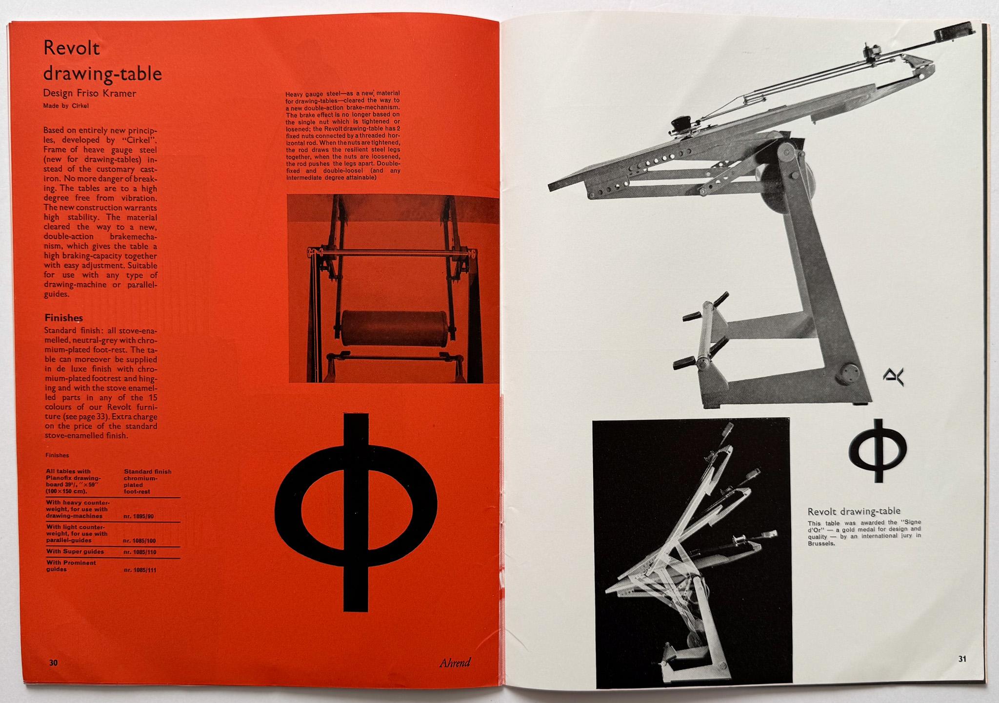 Ahrend Möbelkatalog, 1961 (Friso Kramer, Wim Rietveld) im Zustand „Gut“ im Angebot in New York, NY
