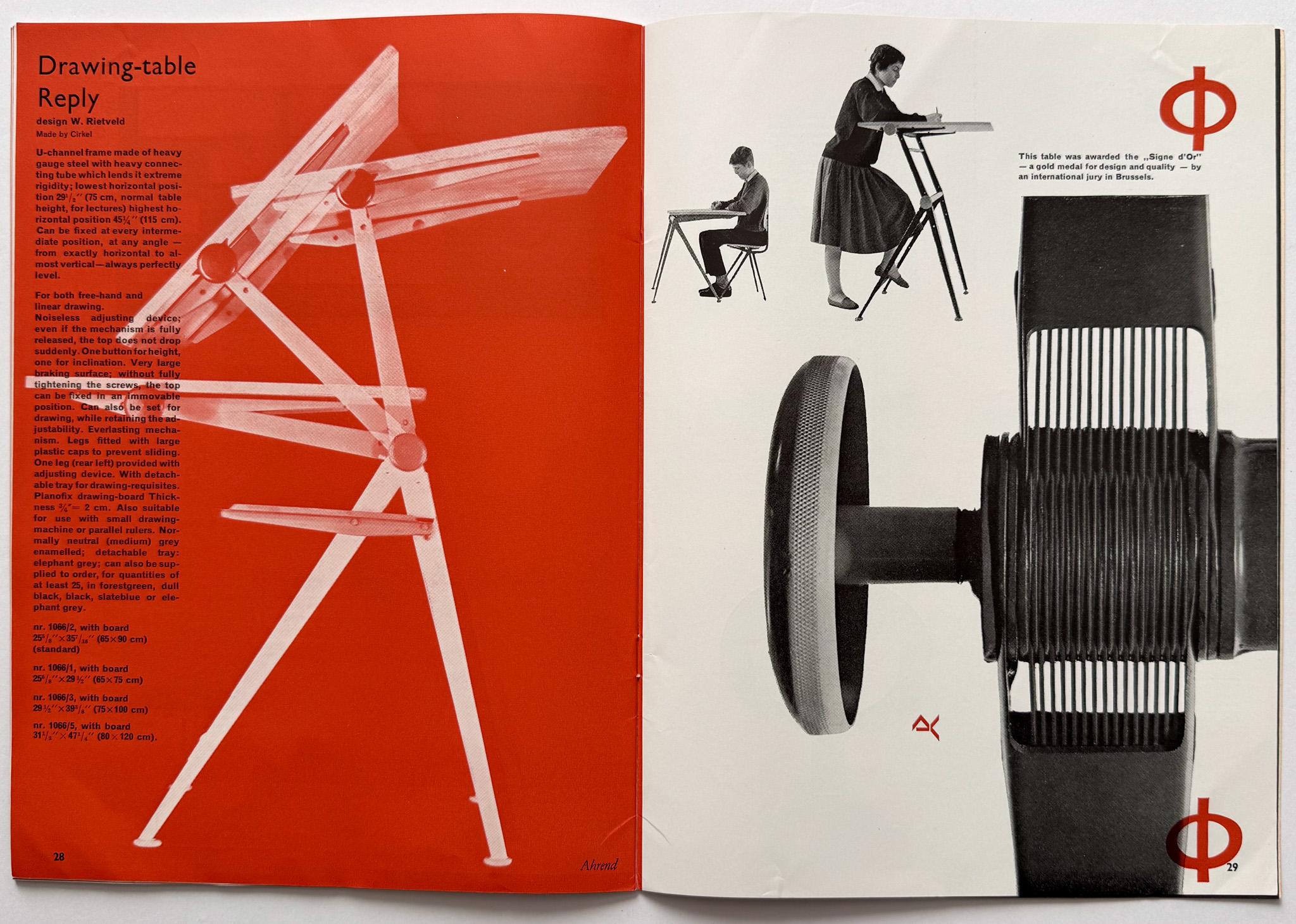 Ahrend Möbelkatalog, 1961 (Friso Kramer, Wim Rietveld) (Mitte des 20. Jahrhunderts) im Angebot