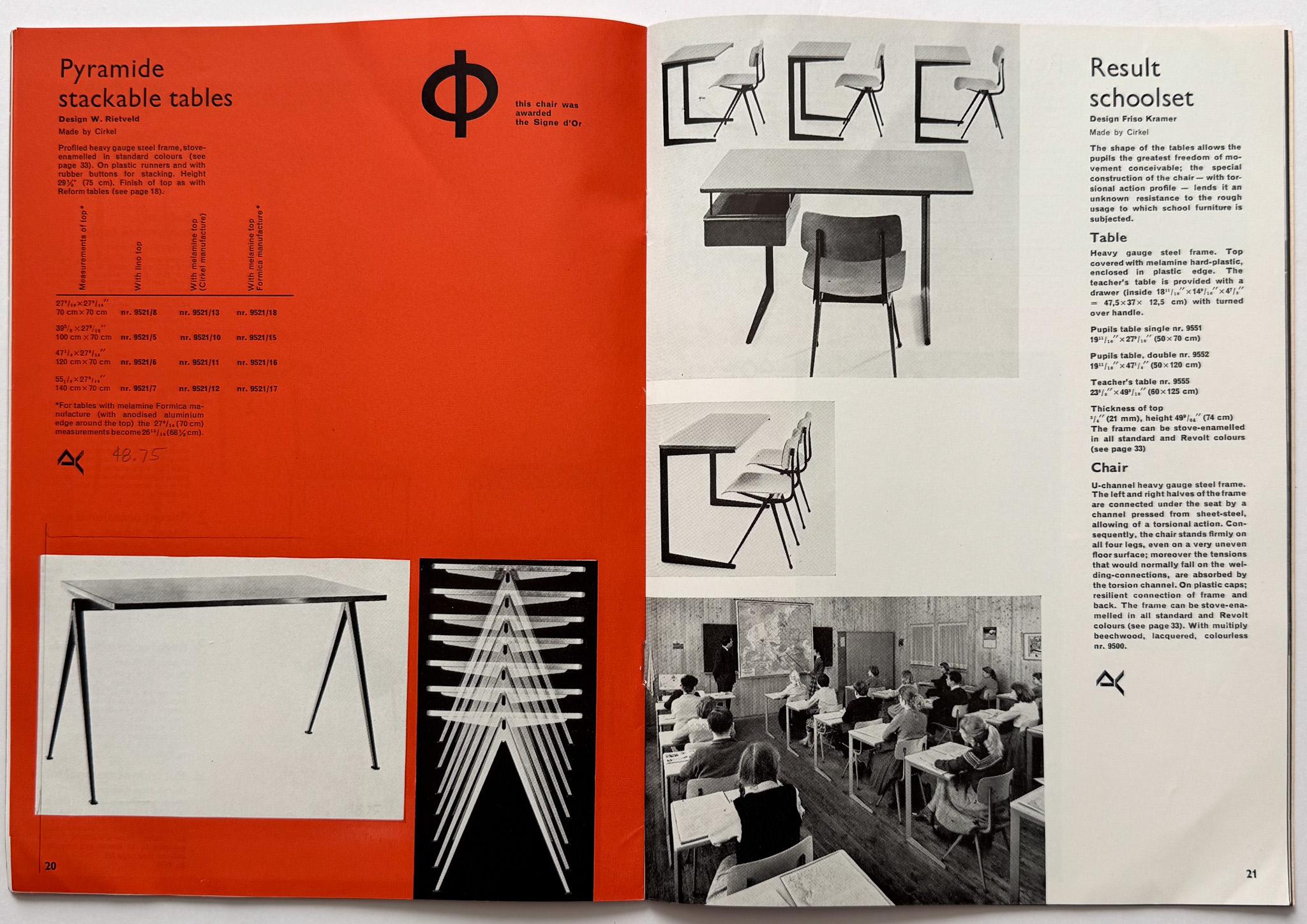 Ahrend Möbelkatalog, 1961 (Friso Kramer, Wim Rietveld) im Angebot 2