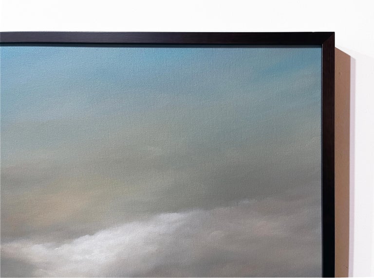 Ascending Light - Original Oil Painting with Dramatic Sky and Landscape For Sale 4