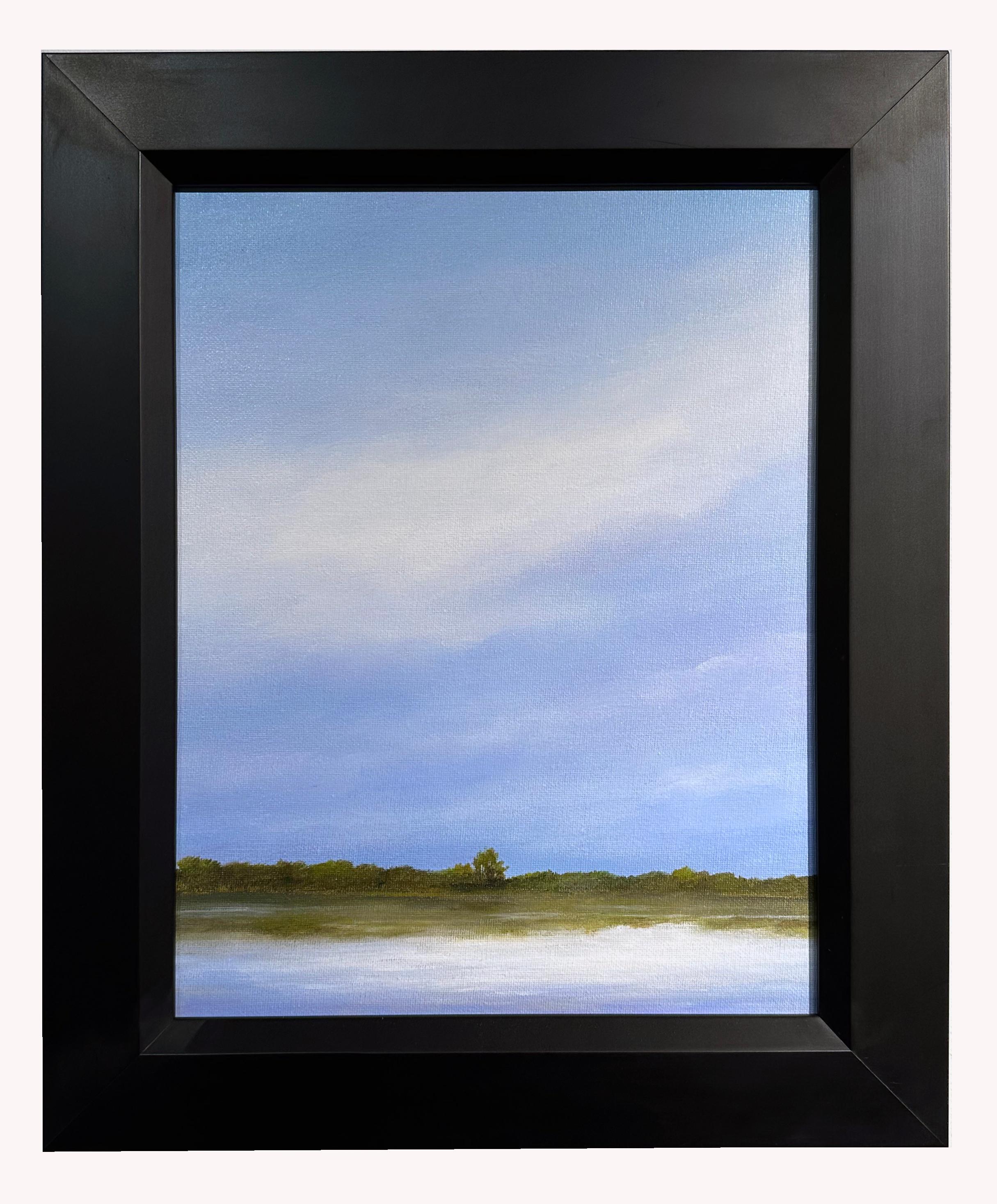 Nuvole e costa - Quadro originale di paesaggio