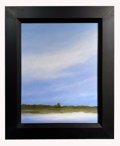 Nuvole e costa - Quadro originale di paesaggio