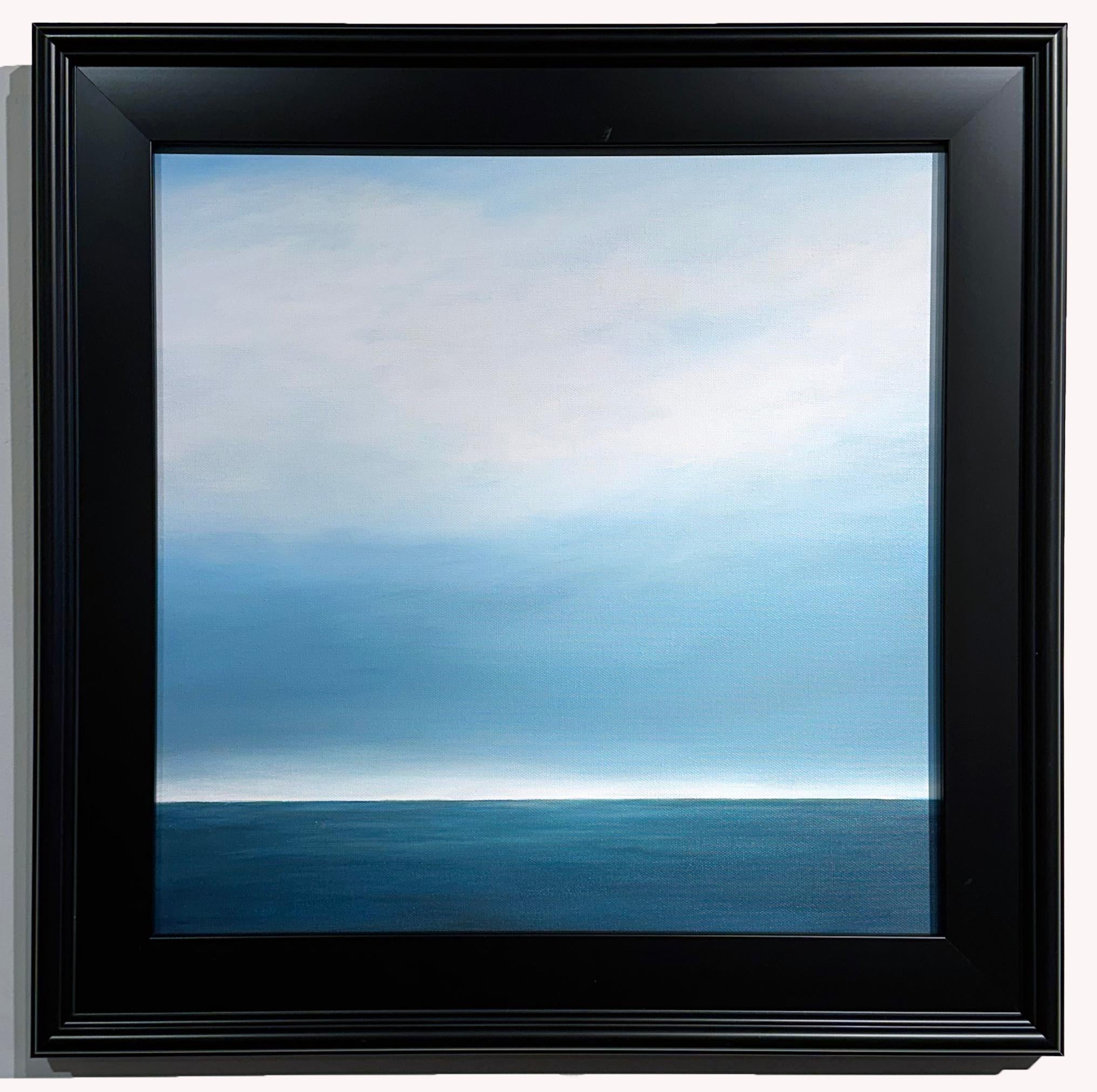 Landscape Painting di Ahzad Bogosian - Lago Michigan #2 - Quadro di paesaggio, olio originale, con cornice