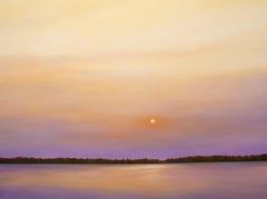 Late Afternoon on the Missouri, Ahzad Bogosian, 2023, Landscape Painting, Framed