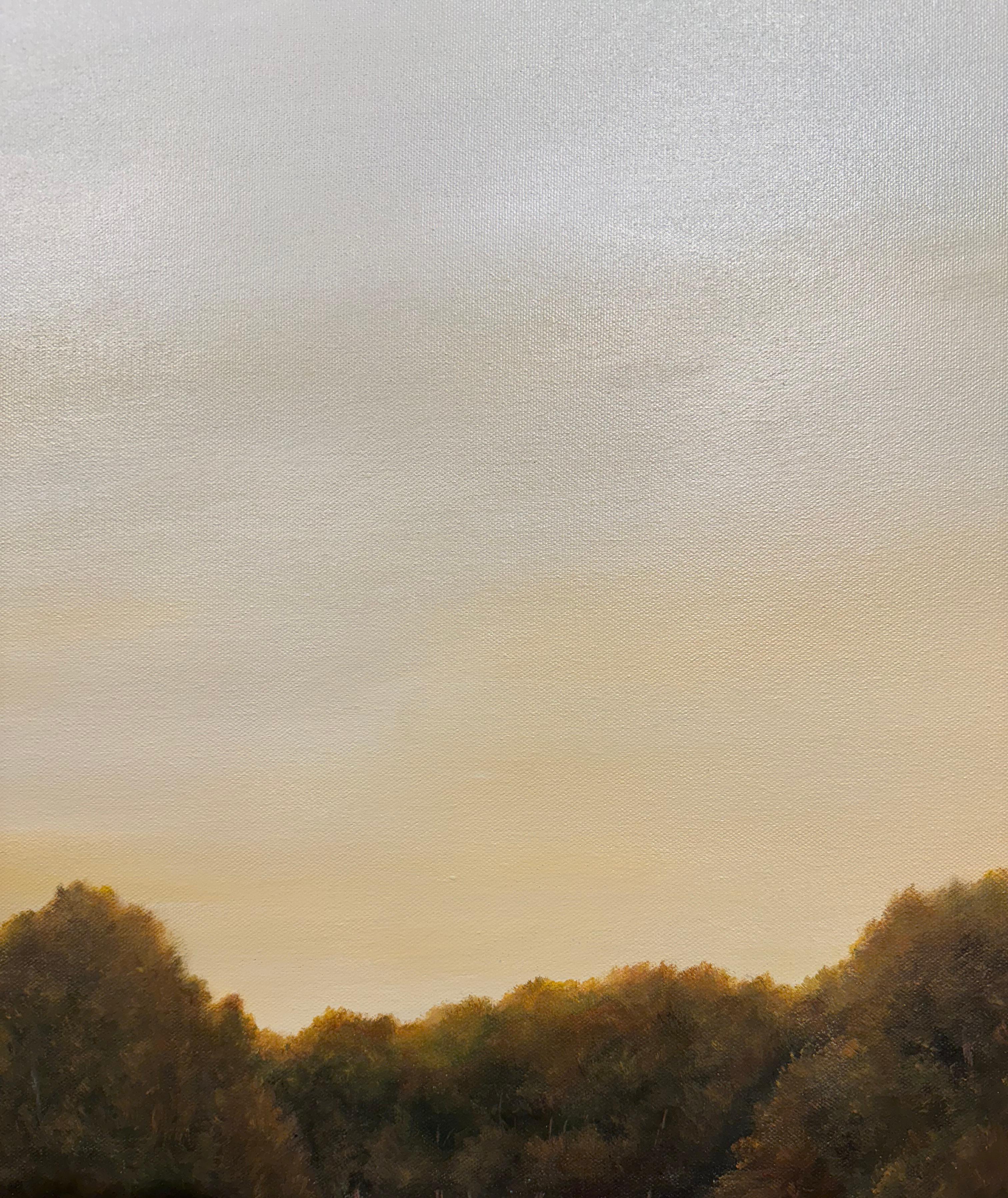Lueur du matin - Peinture originale de paysage en vente 2