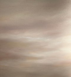 Parting Clouds Above the Creek - Original Landscape painting