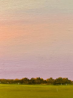 Silent Twilight East of Chatham - Original Framed Long Format Oil Painting