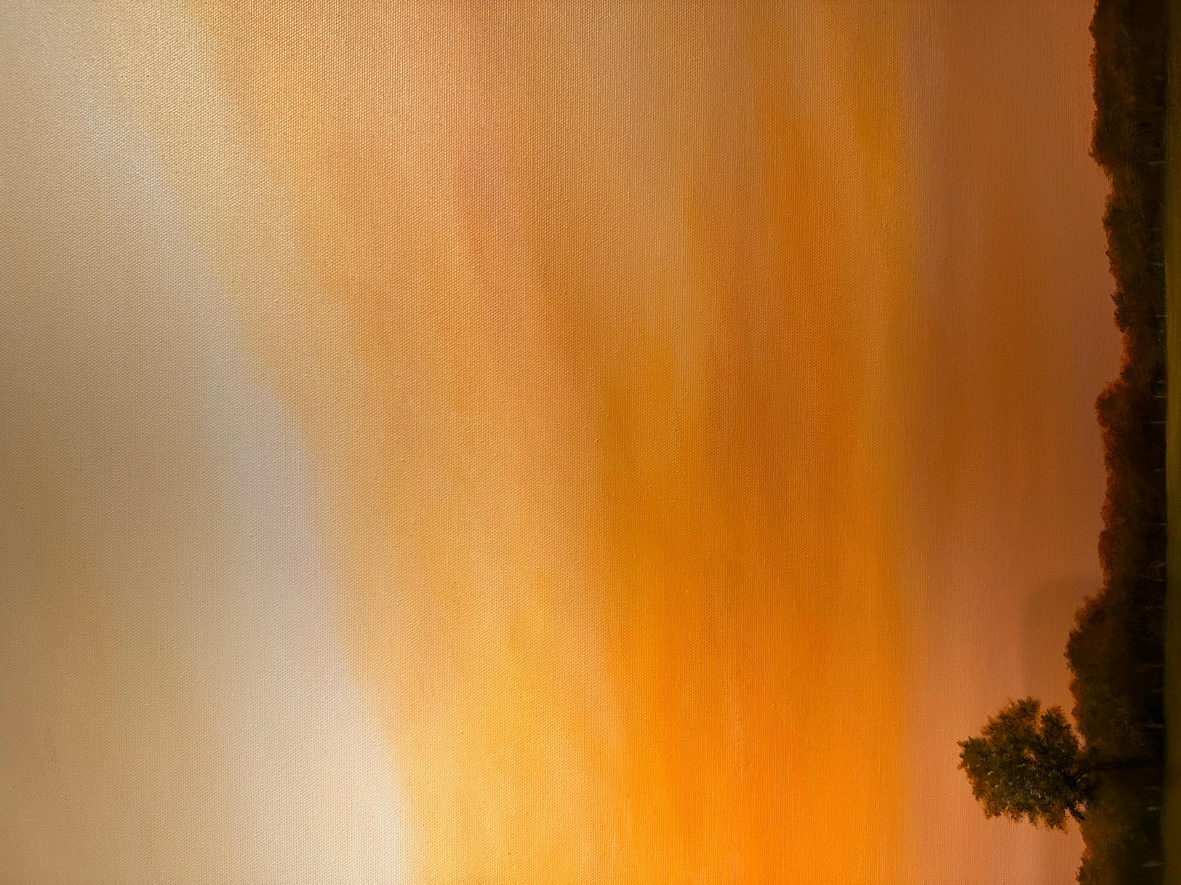 L'éclat de l'automne - Peinture originale de paysage - Painting de Ahzad Bogosian