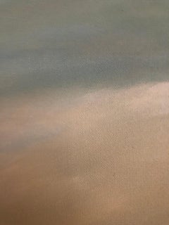 The Promise Of Autumn - Original Landscape Painting, Vertical Sky Scene