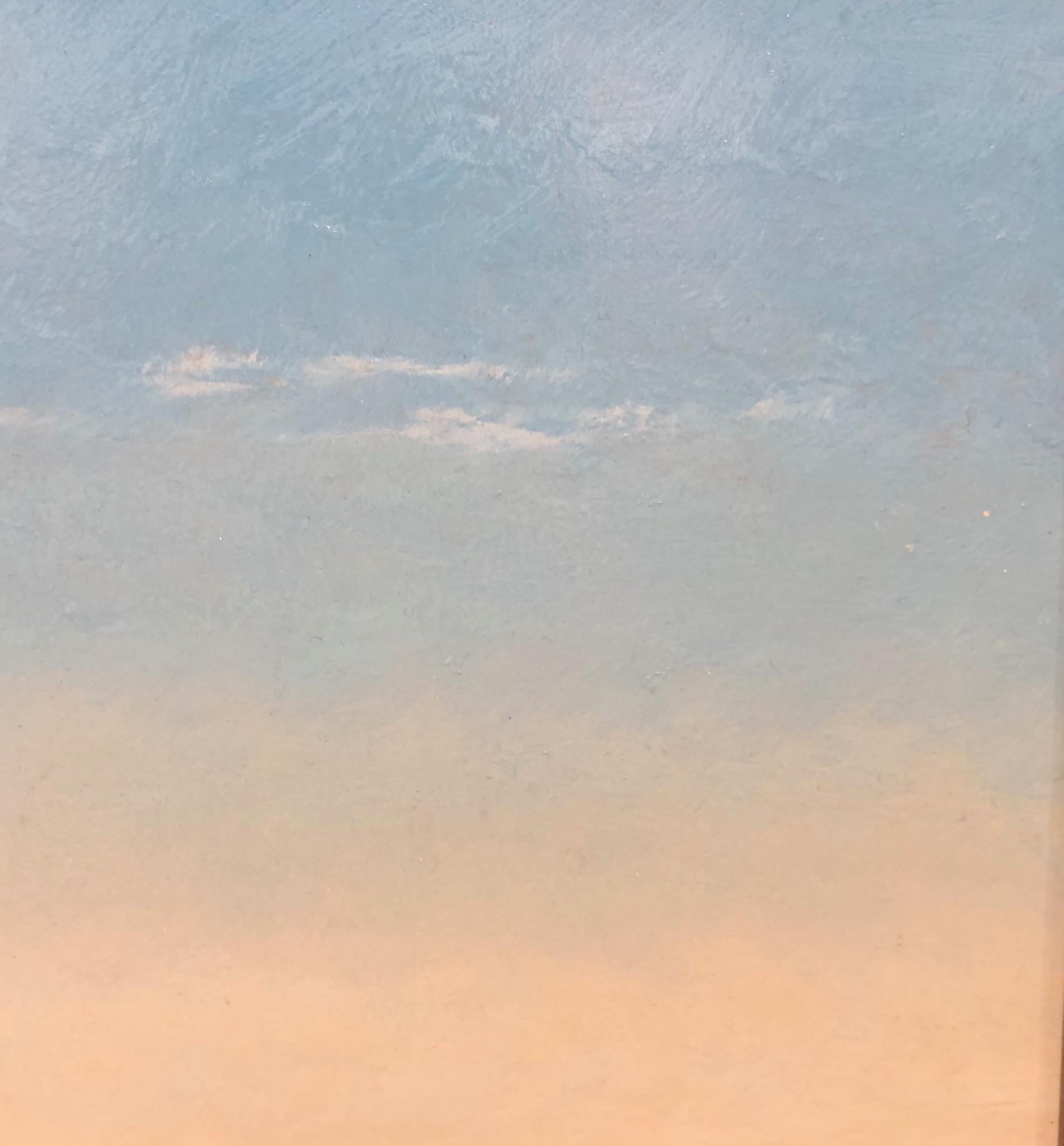La Promesa Del Otoño - Pintura Original Paisaje, Escena Cielo Vertical - Painting Contemporáneo de Ahzad Bogosian