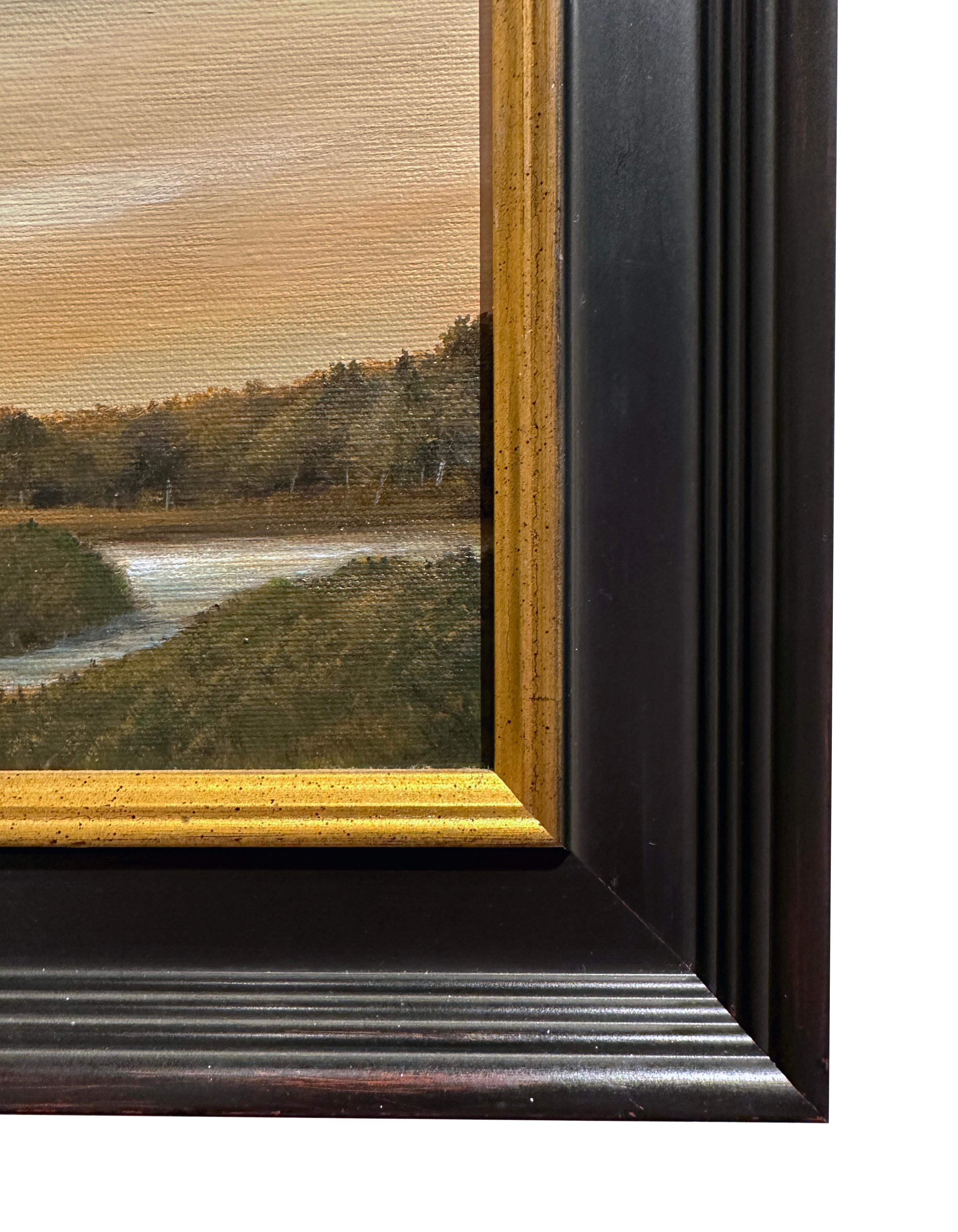 Untitled - Original Oil Painting, Dramatic Sunset, Landscape 2
