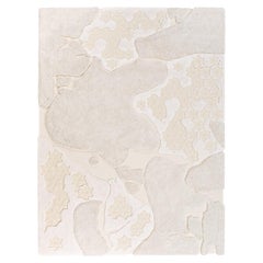 AI Chuan Hand-Tufted New Zealand Wool and Vegetable Silk Rug, 10x13 ft