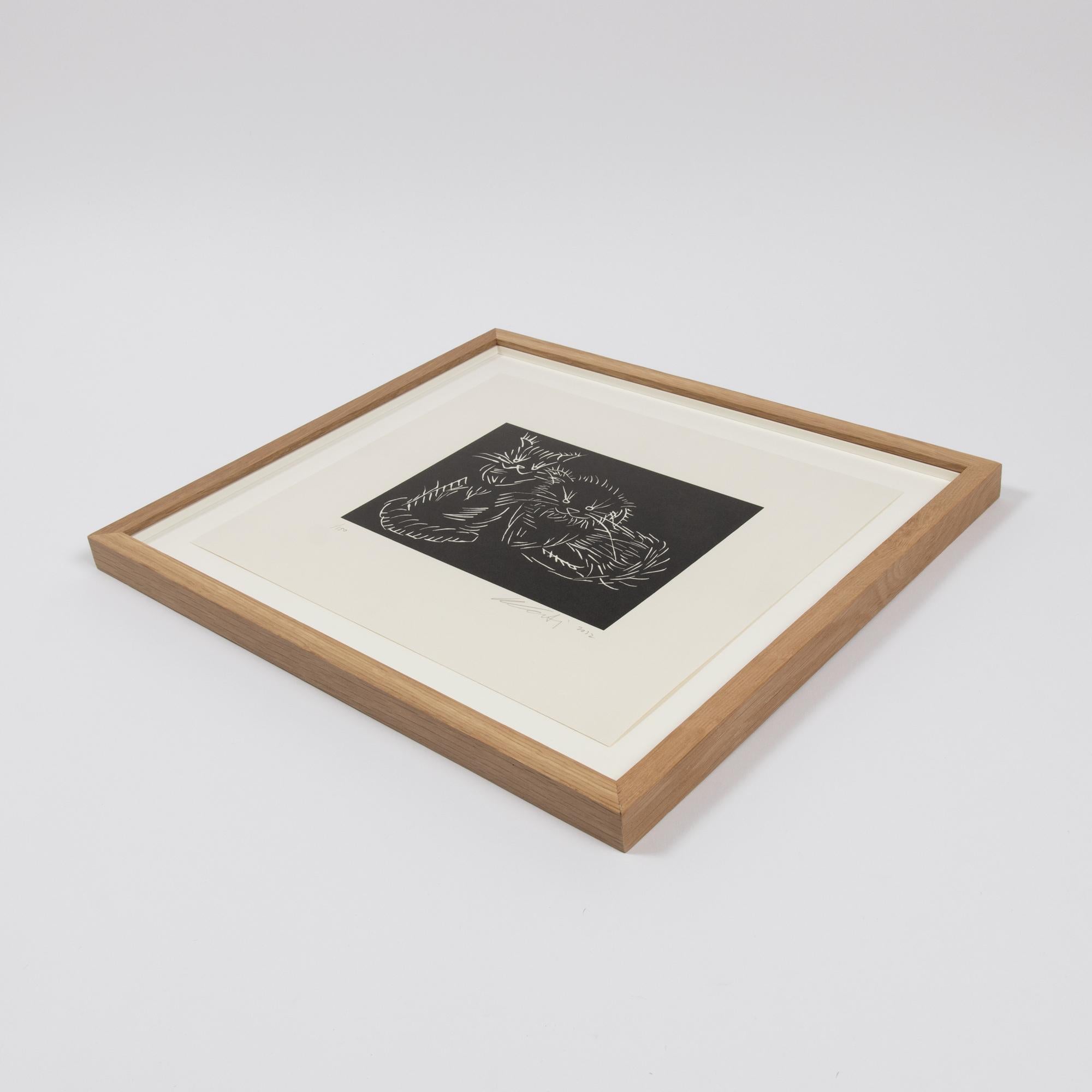 Ai Weiwei, Gatti (nero) - Stampa firmata, Arte contemporanea, Attivista cinese in vendita 5