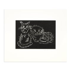 Ai Weiwei, Cats (Black) - Signed Print, Contemporary Art, Chinese Activist