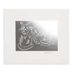Ai Weiwei, Gatos (Plata) - Impresión firmada