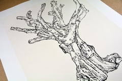 AI WEIWEI - CEDAR (LARGE) Chinese Modern Activism Tree Tradition Ink White