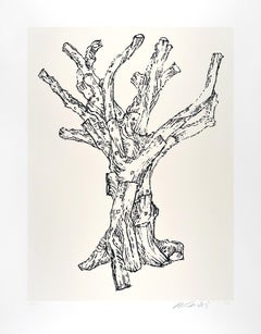 AI WEIWEI - CEDAR (LARGE) Chinese Modern Activism Tree Tradition Ink White