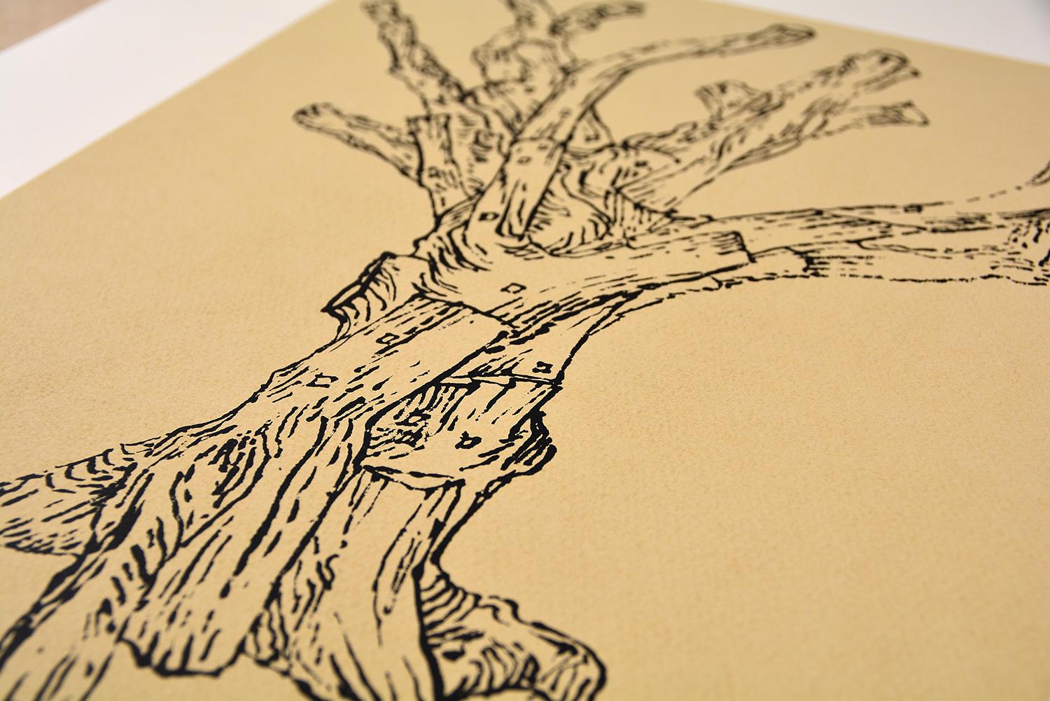 AI WEIWEI CEDAR (SMALL)  Chinese Contemporary Modern Activism Tree Tradition Ink - Print by Ai Weiwei