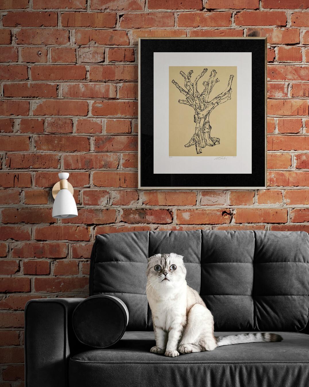 AI WEIWEI CEDAR (SMALL)  Chinese Contemporary Modern Activism Tree Tradition Ink For Sale 2