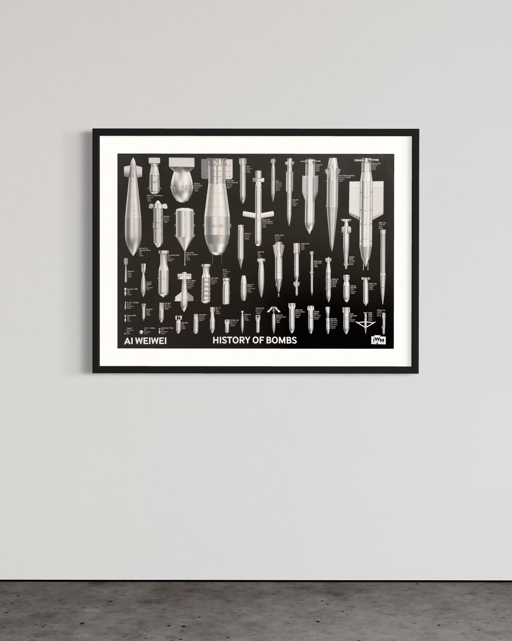 Ai Weiwei, History of Bombs - Limited Edition Print, Contemporary Pop Art For Sale 3