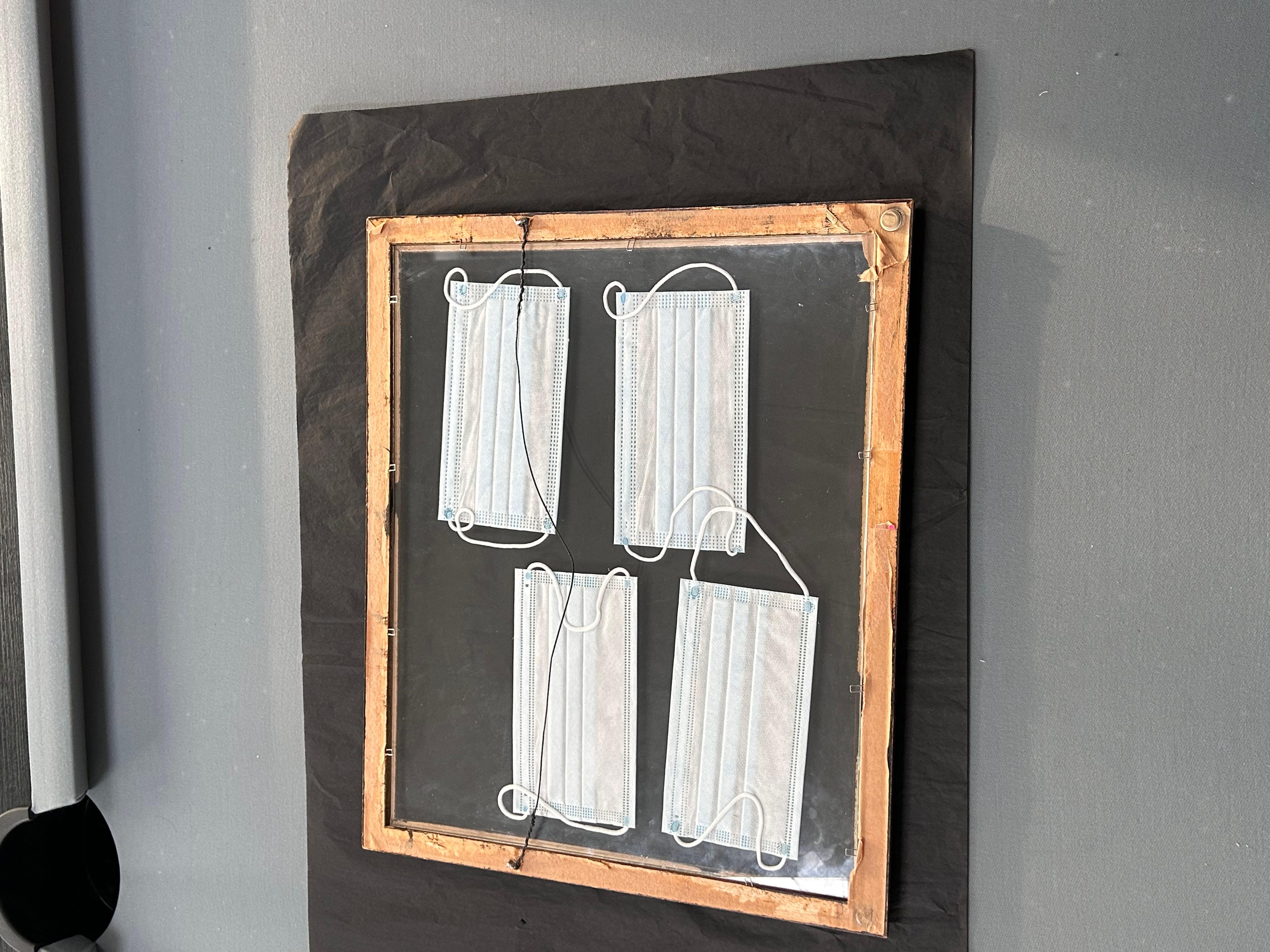 Mask - Set of Four - Framed Ai Weiwei Artwork - Contemporary Fine Art For Sale 3