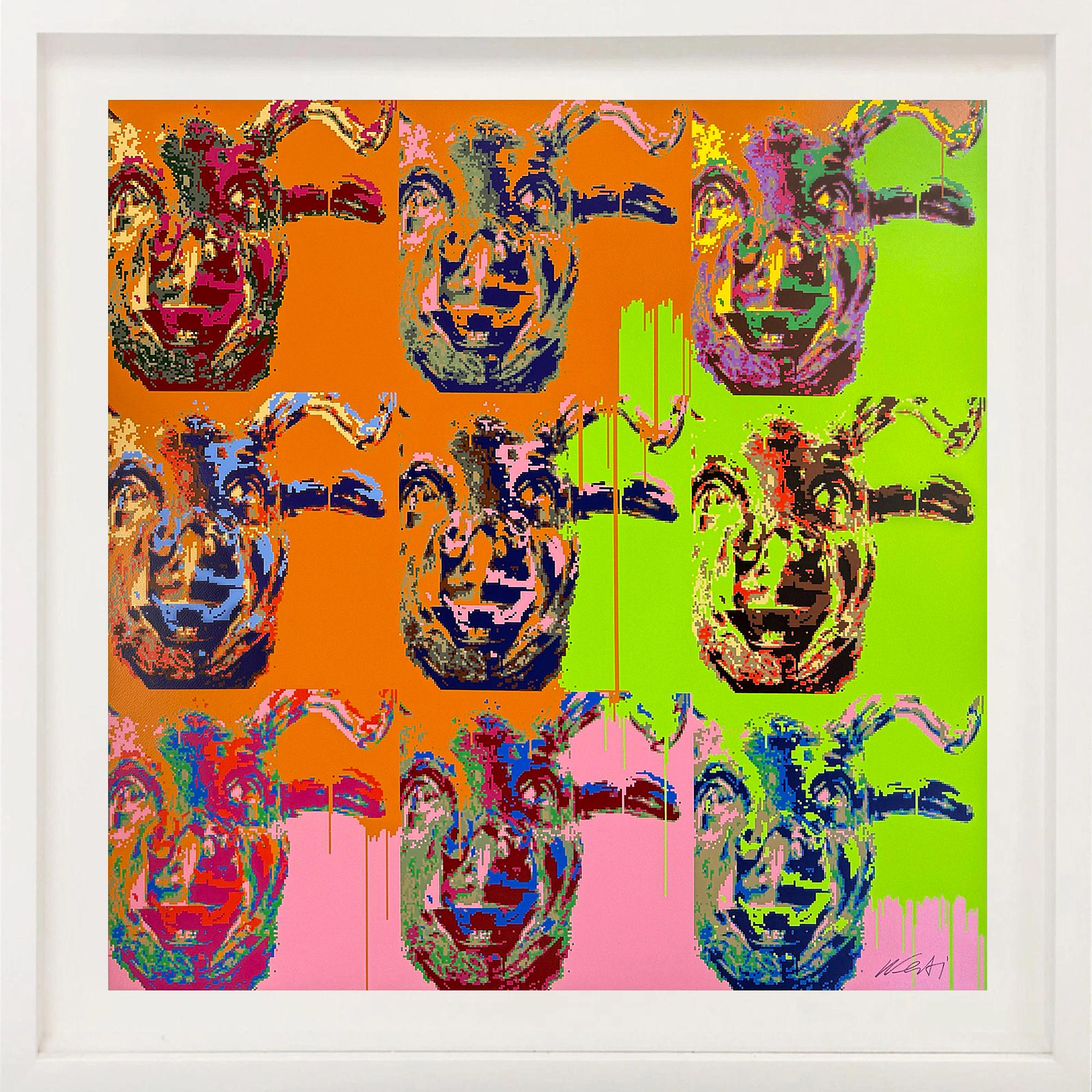 Year of the Ox Screen Print, Hand Signed, Printer's Proof, 48x48