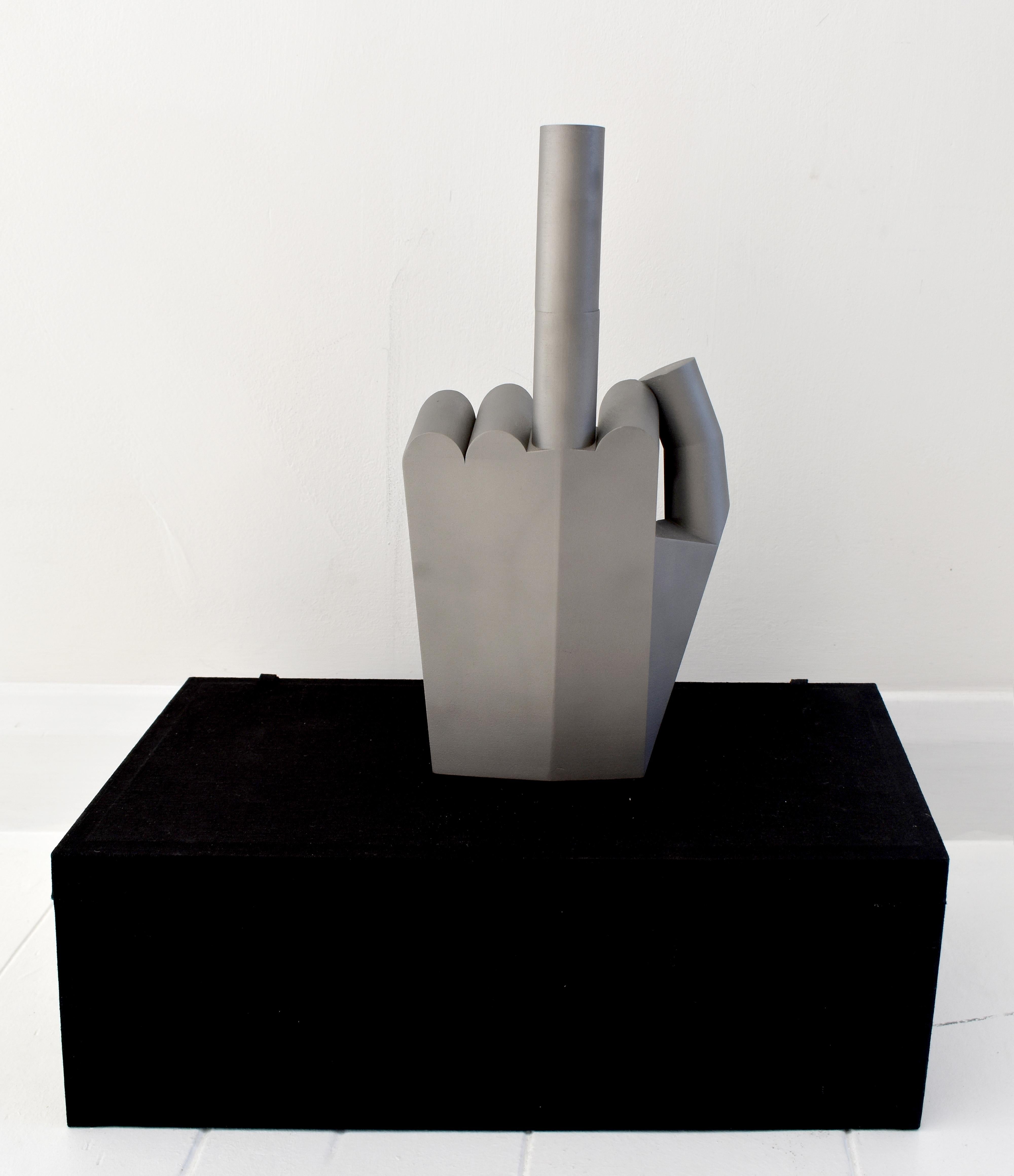 3D Printing of My Left Hand - 3D Hand Chinese Edition of 20 - Gray Figurative Sculpture by Ai Weiwei