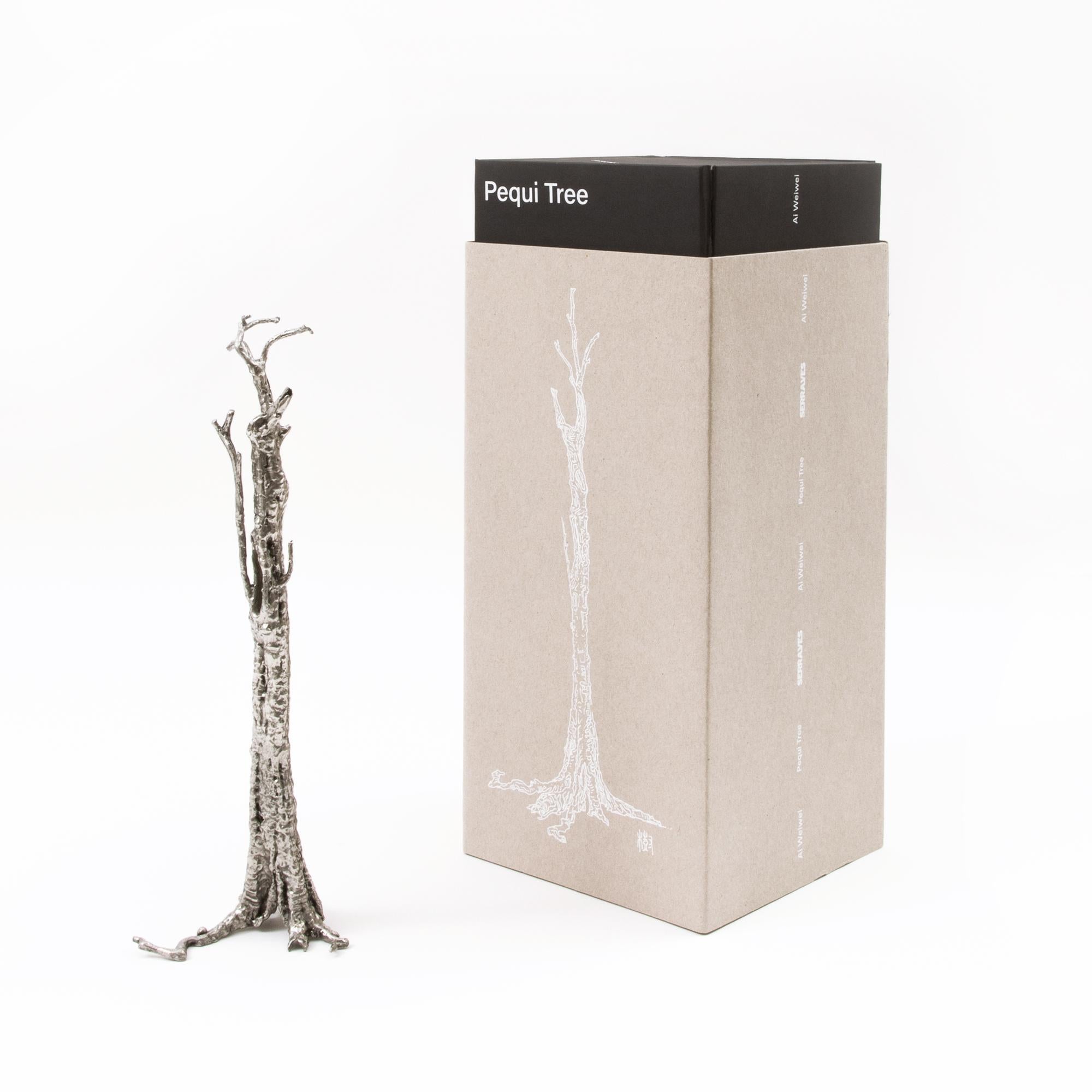 The Pequi Tree Miniature is based on Ai Weiwei
s 32 meter sculpture, Pequi Tree from 2018-2020, and was produced at a 1/100 scale. As the large cast iron sculpture, the miniature witnesses the disappearance of the harmonious coexistence between