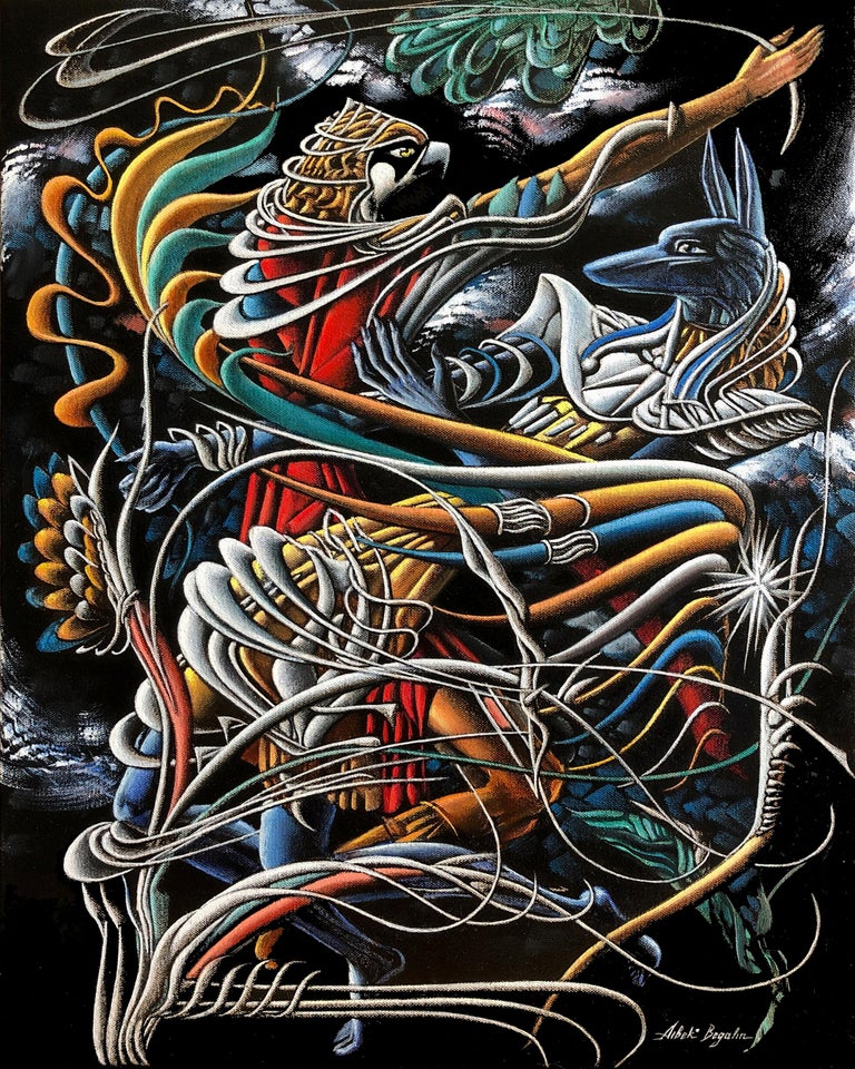 Aibek Begalin - Horus and Anubis For Sale at 1stDibs