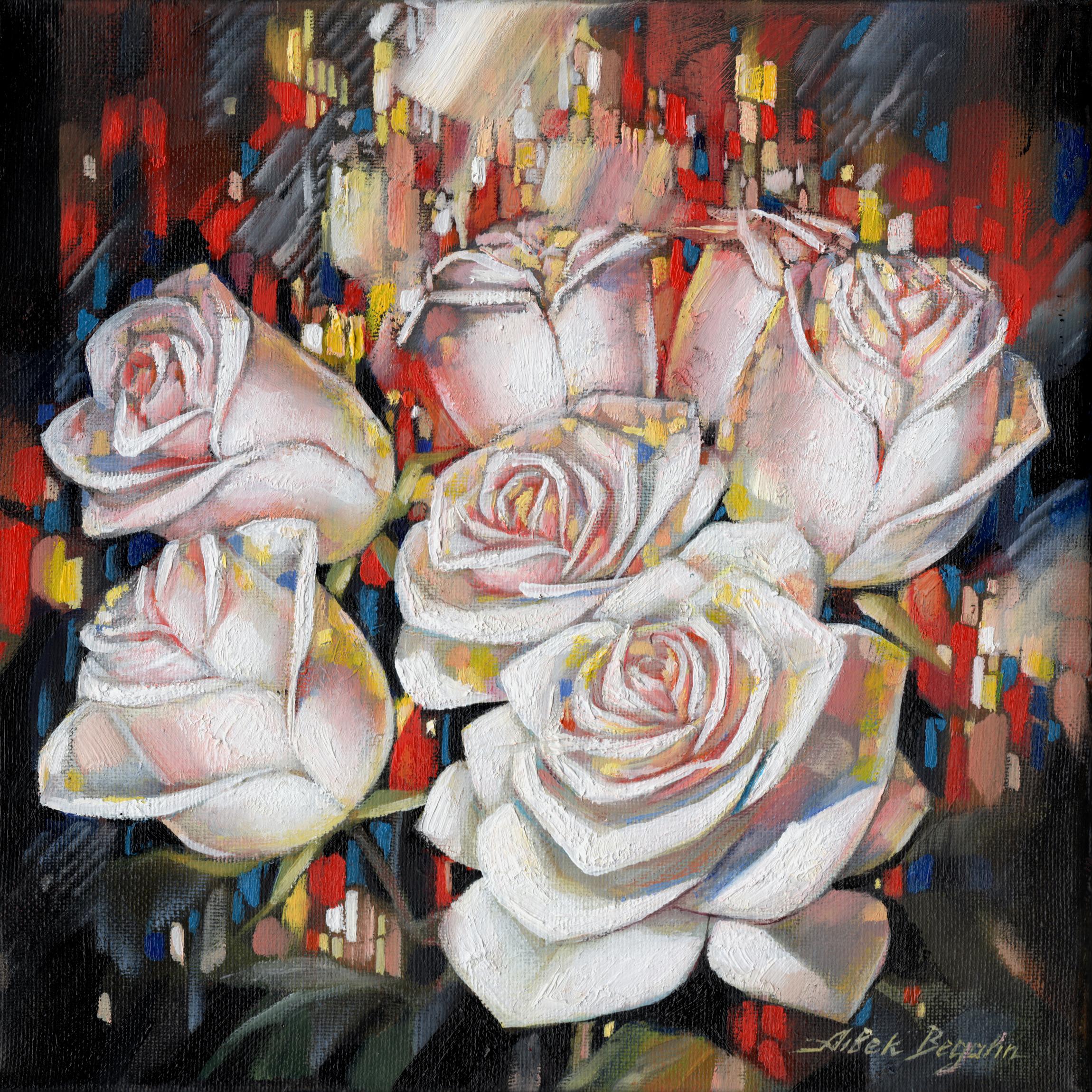 Aibek Begalin Landscape Painting - Roses