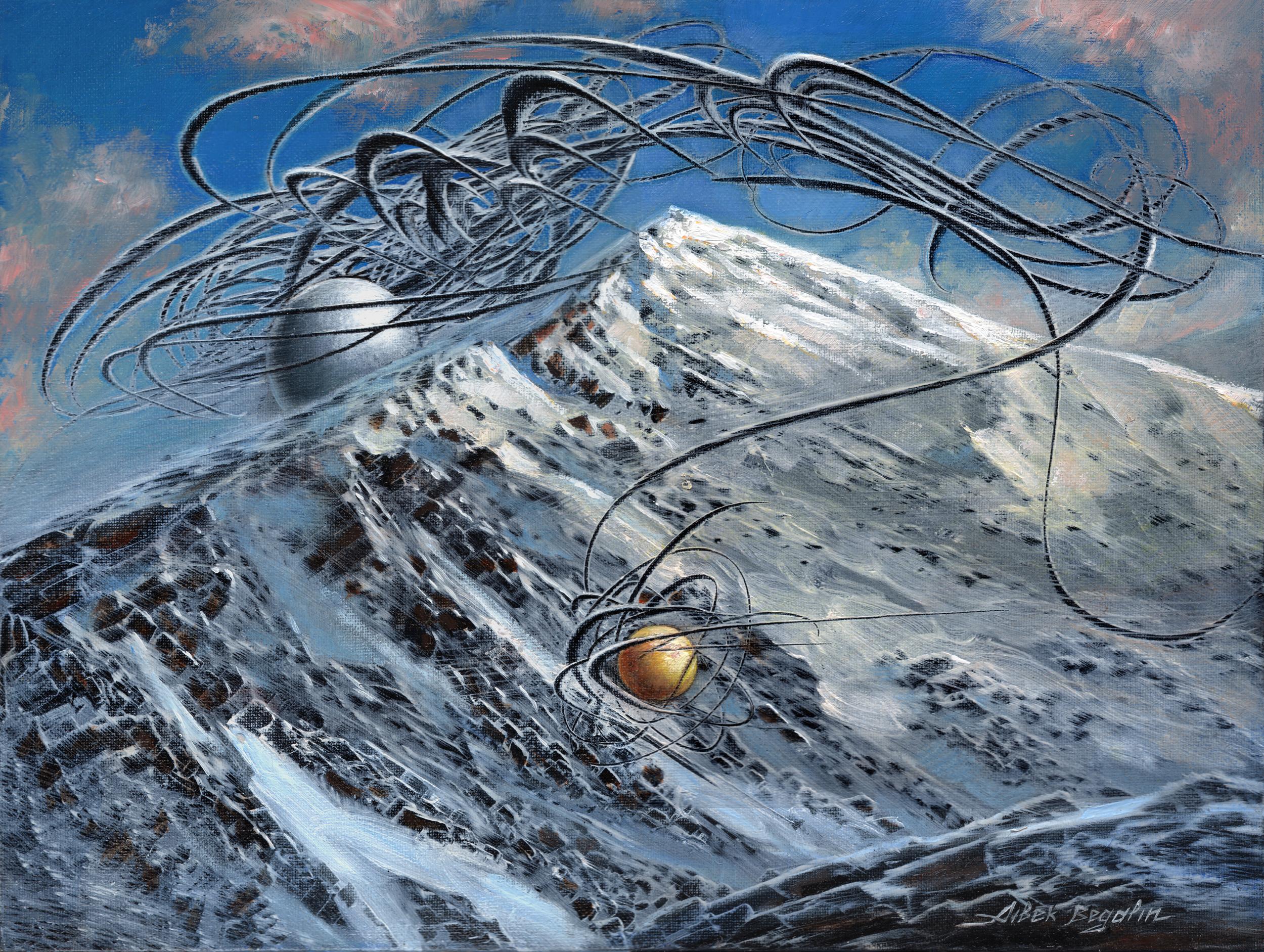 Landscape Painting Aibek Begalin - Expédition internationale