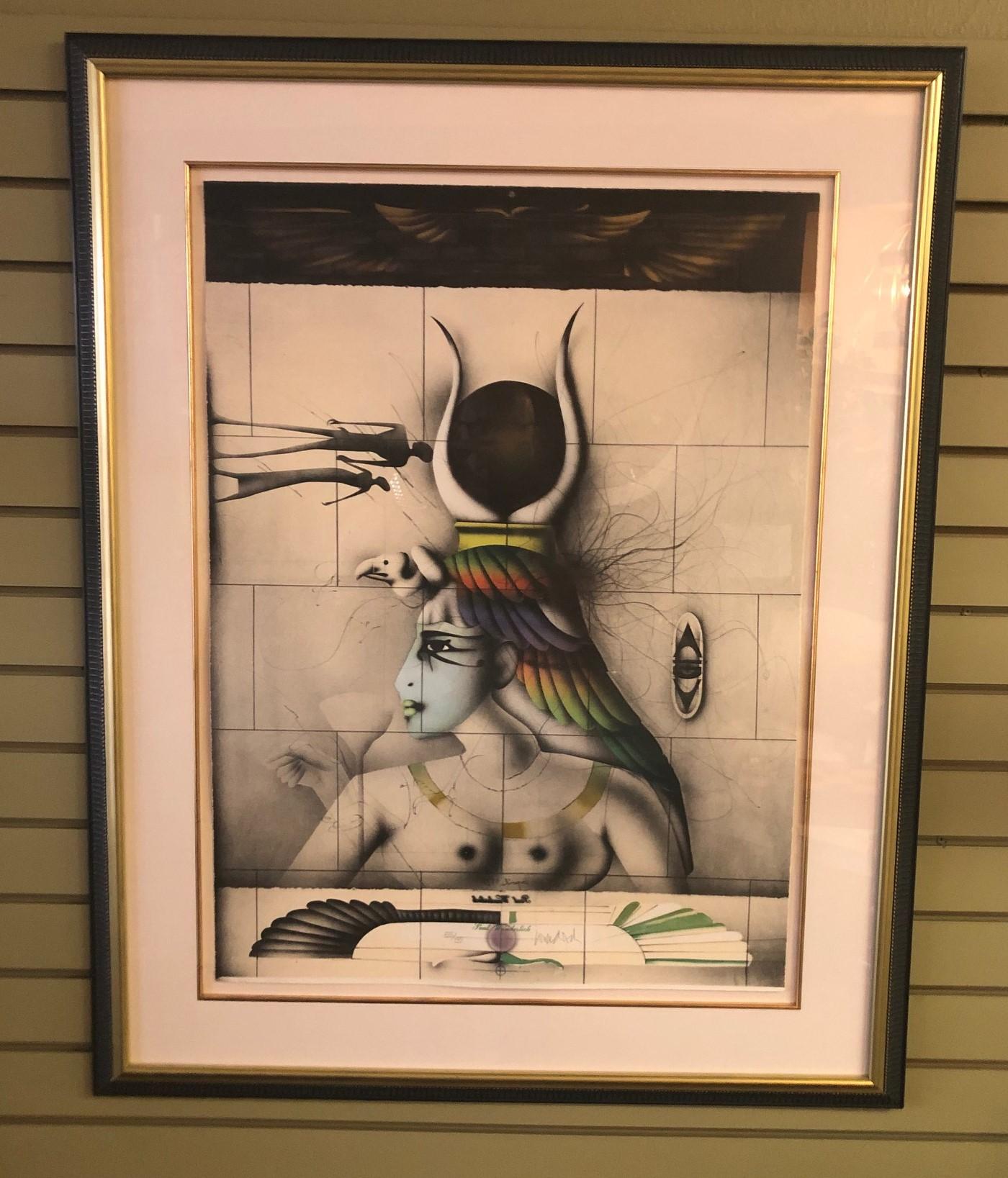Artist: Paul Wunderlich, German (1927-2010)
Title: Aida
Year: 1978
Medium: Lithograph, signed and numbered in pencil
Edition: Artist Proof XVIII / XXV (18 / 25)
Size: 29.5