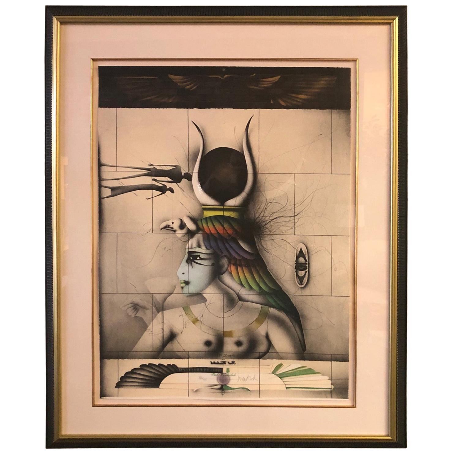 "Aida" Artist Proof Lithograph by Paul Wunderlich