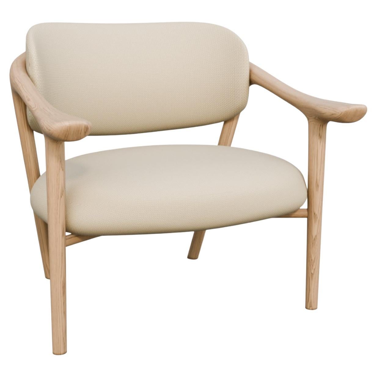 Aida Beige Lounge Chair by Libero Rutilo For Sale