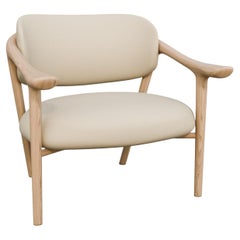 Aida Beige Lounge Chair by Libero Rutilo