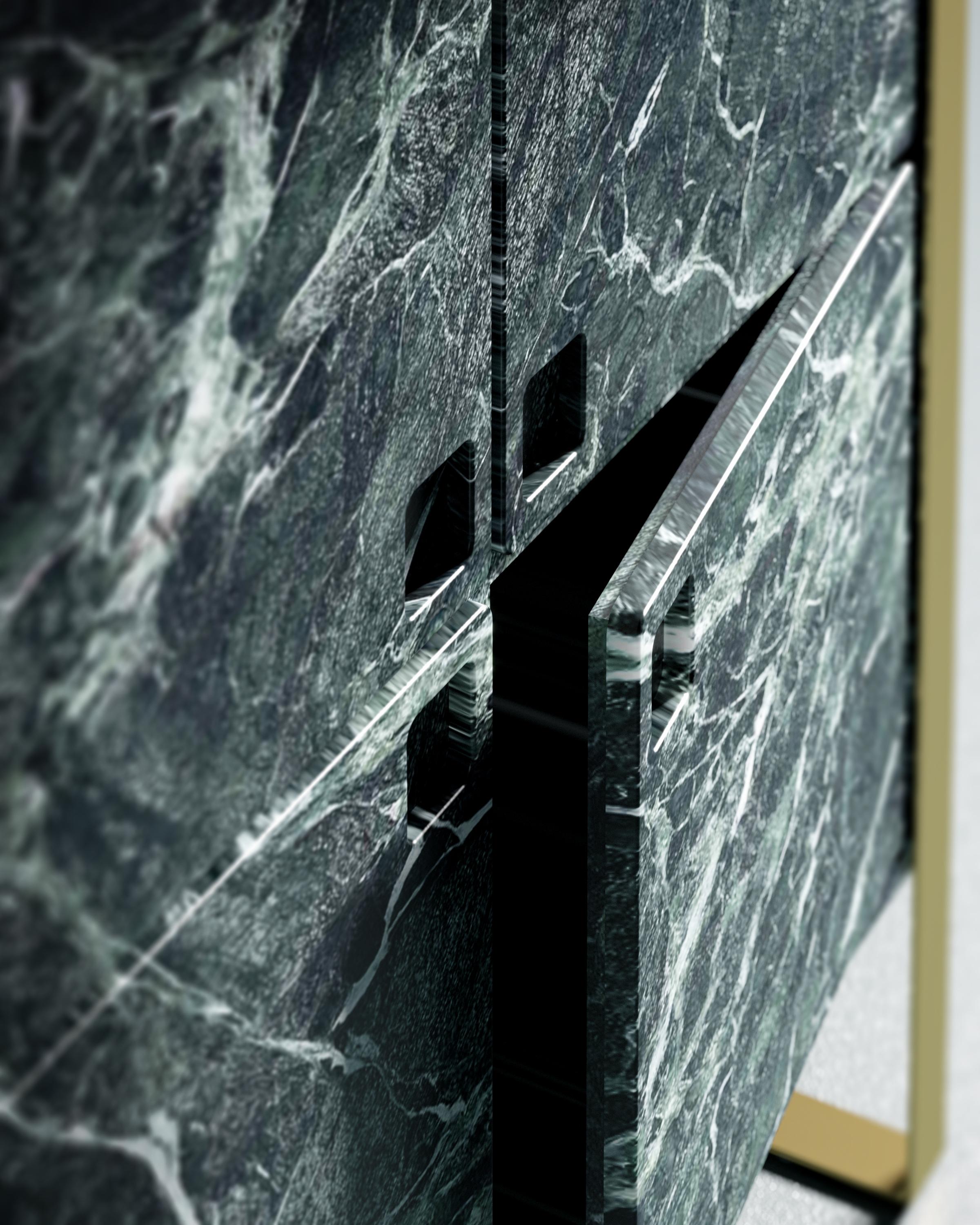 italien Aida Marble Cabinet by Serafini en vente