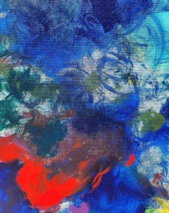 Color Me Happy, Abstract Acrylic Painting, 2021