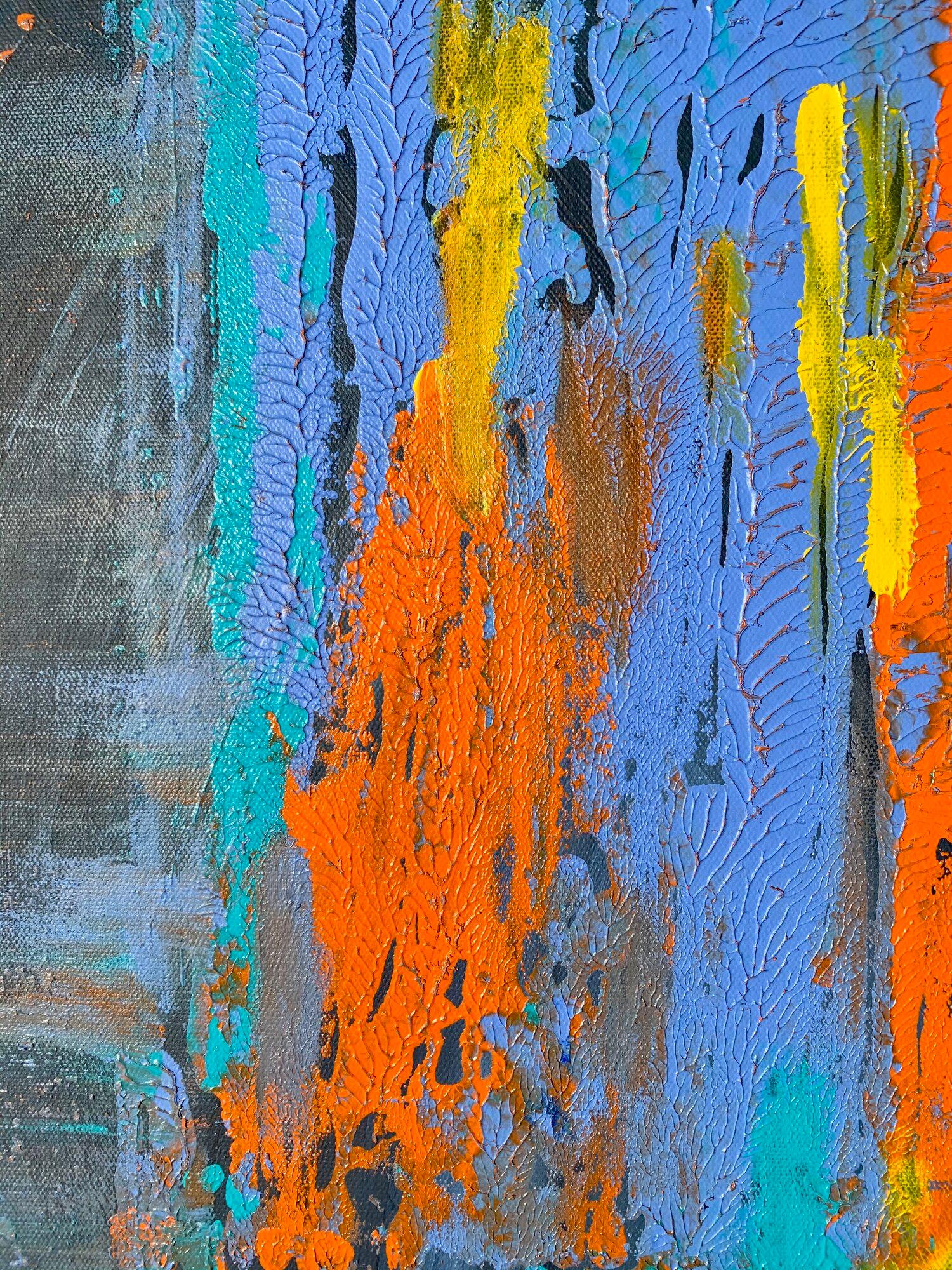 Waking Up, Original Abstract Painting, 2021 For Sale 1