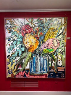 "Should Have Bought You Flowers #64" bouquet de fleurs coloré, lumineux, abstrait