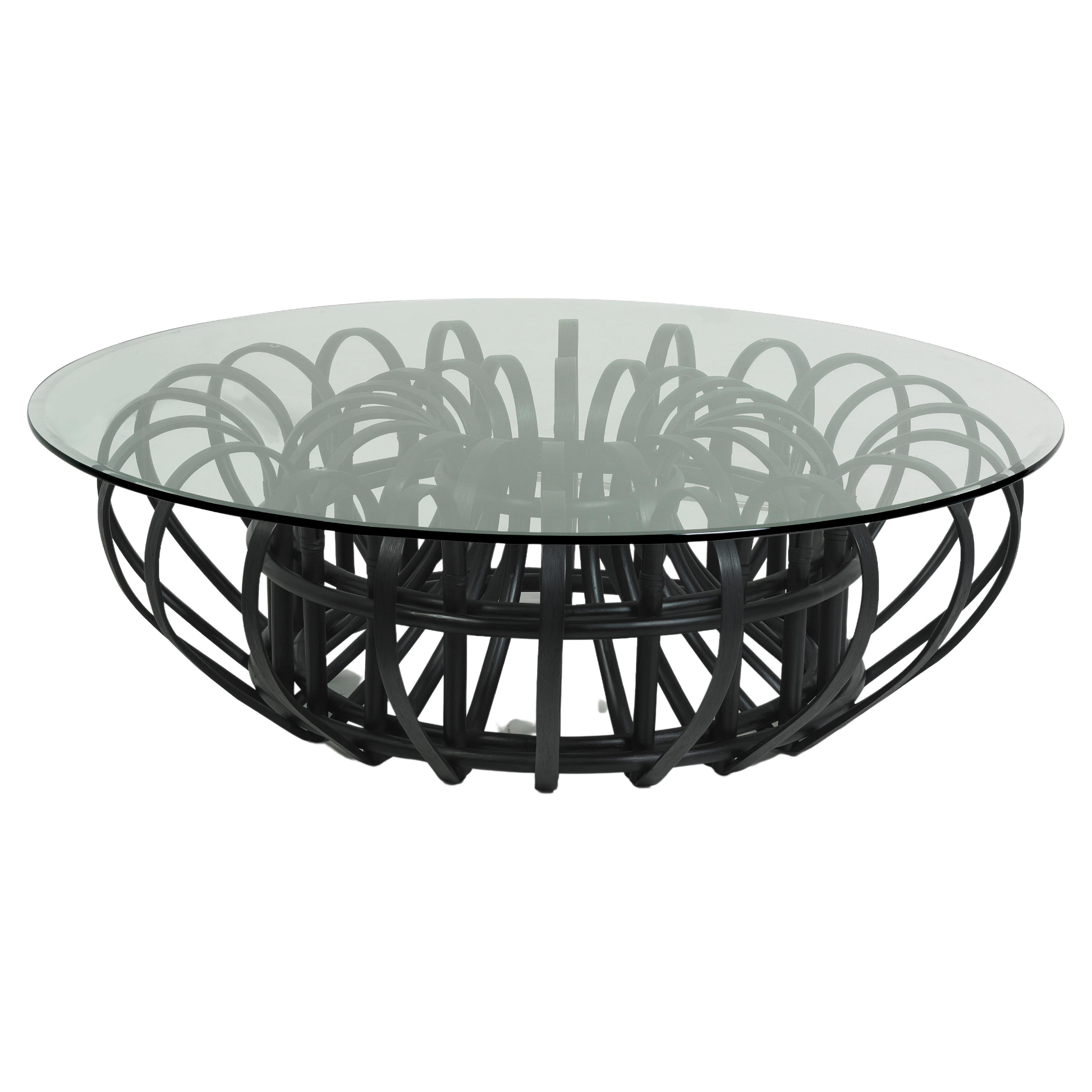 Aiden Rattan Cocktail Table For Sale