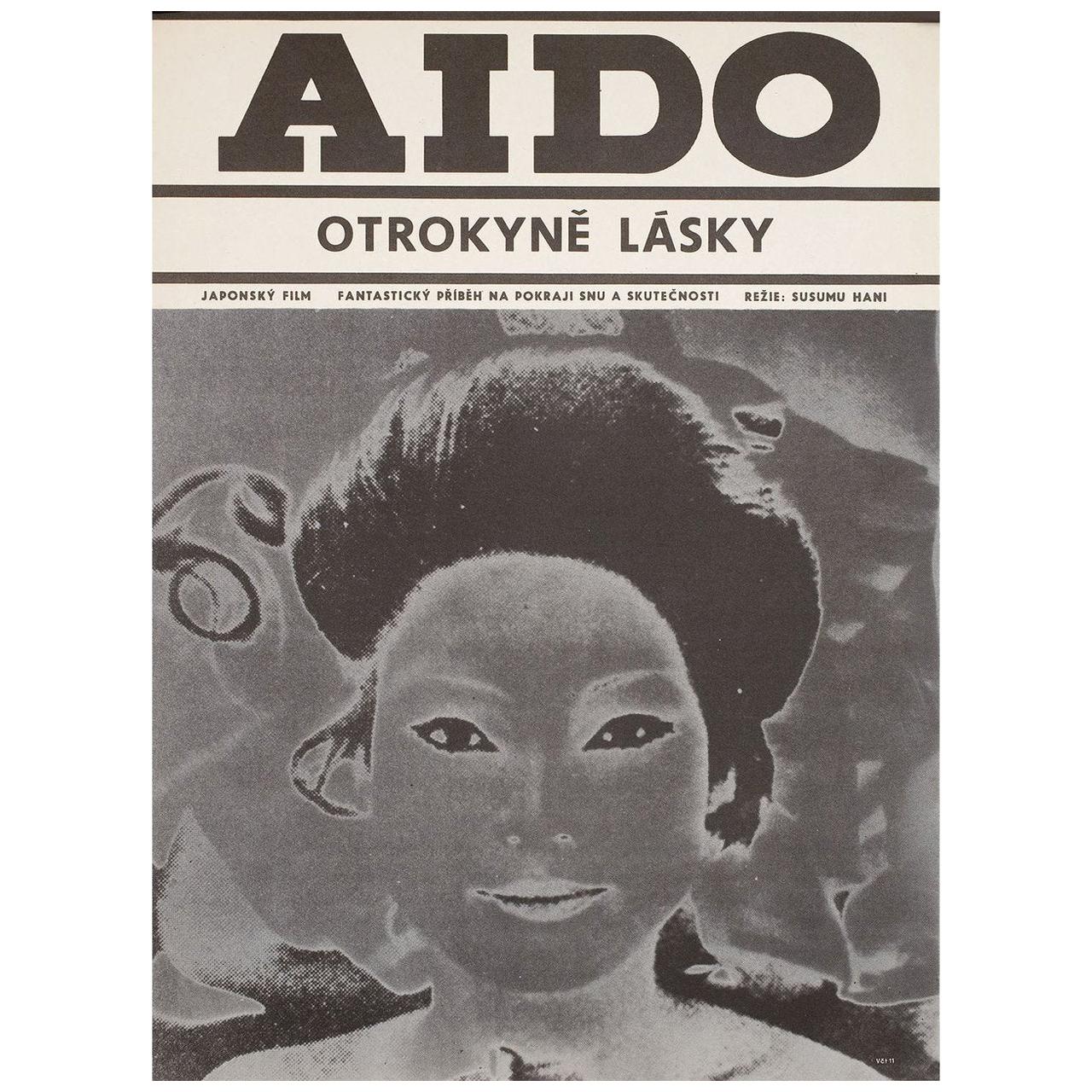 "Aido" : Esclave de l'amour" Affiche de film A3 tchèque de 1971 en vente