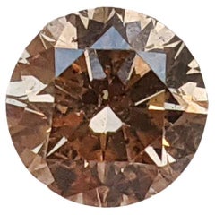 AIG Certified 0.60ct Natural Round Brilliant Diamond - Clarity Enhanced