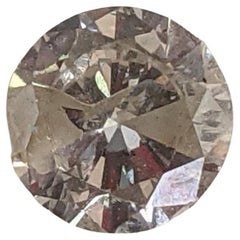 AIG Certified 0.70ct Natural Round Diamond - Clarity Enhanced