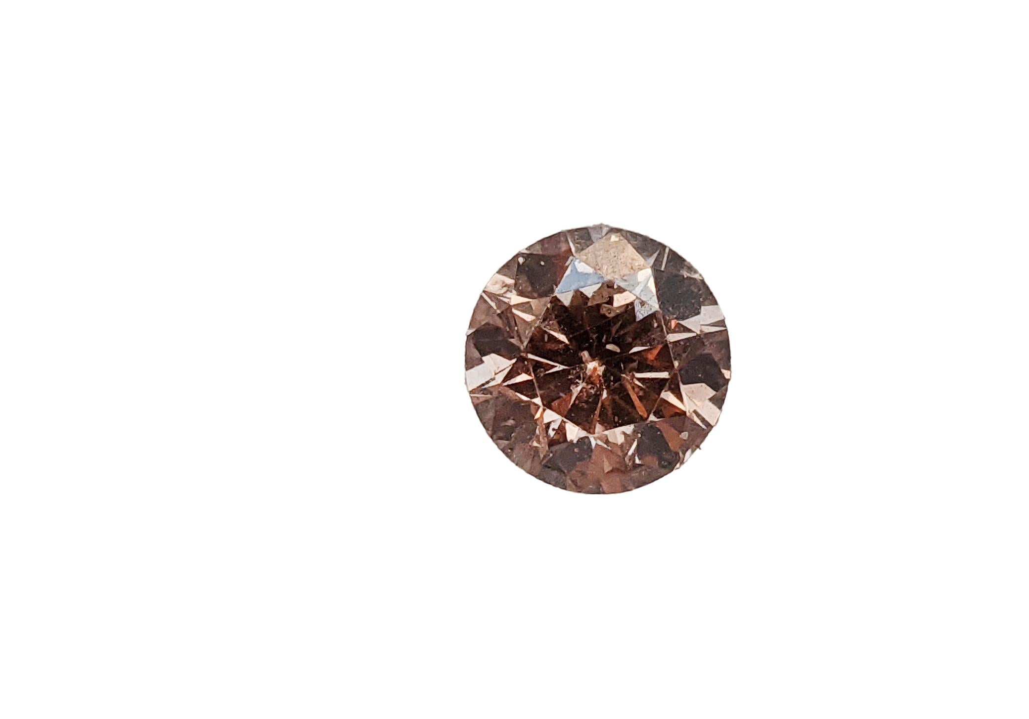 Diamante Brillante Redondo Natural Certificado AIG de 0.74ct - Claridad Mejorada en Nuevo estado para la venta en Ramat Gan, Tel Aviv District