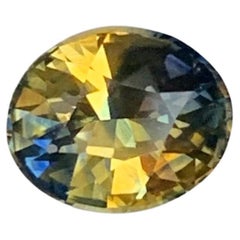 AIG Certified 1.04 Carat Natural Loose Bi Colour Sapphire From Madagascar