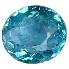 AIG Certified 1.25 carats Paraiba Tourmaline Oval Cut Stone from Mozambique