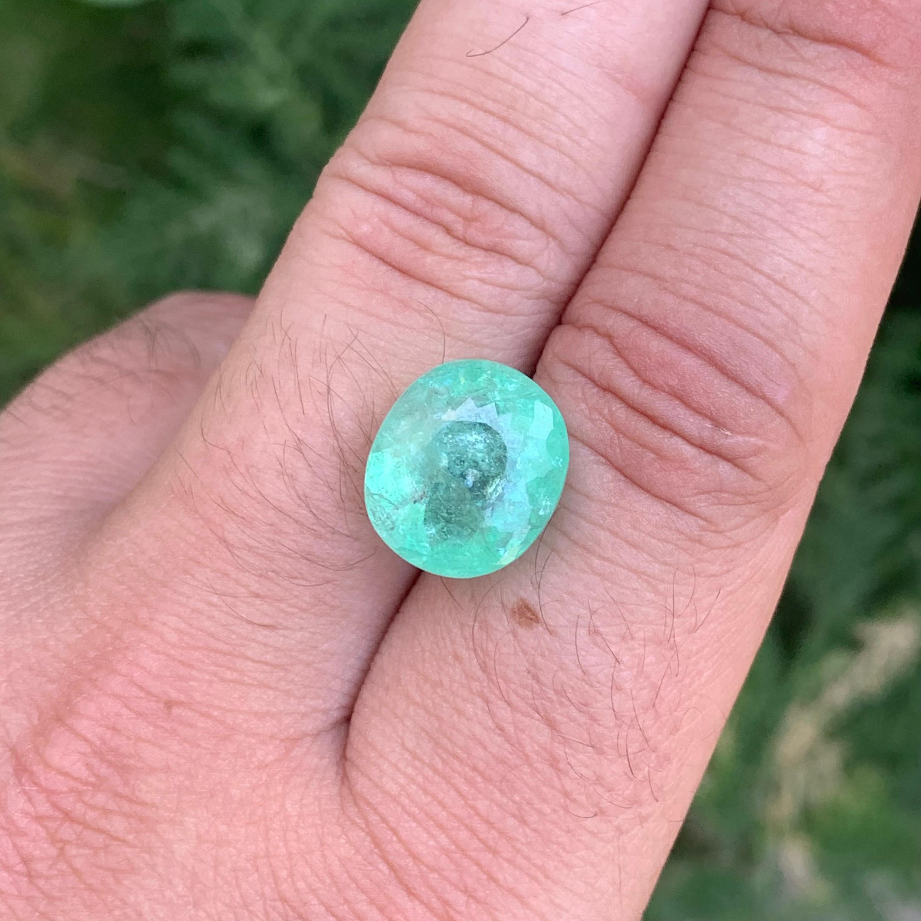 AIG-zertifiziert 13,34 Karat Natürliche Lose Blau Grün Paraiba Turmalin Edelstein im Zustand „Neu“ im Angebot in Peshawar, PK