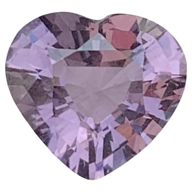 AIG Certified 1.46 Carat Natural Loose Purple Spinel Gemstone From Tanzania